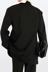 European Fine-Woven Wool Notched Lapel Suit