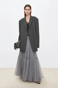 Featherlight High-Density Organza Multi-Layer Skirt