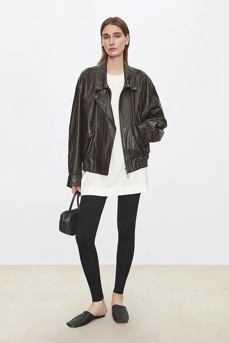 Fine-spun Wool Stretch Leggings