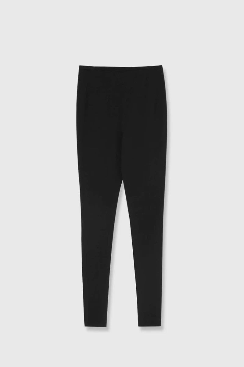 Fine-spun Wool Stretch Leggings