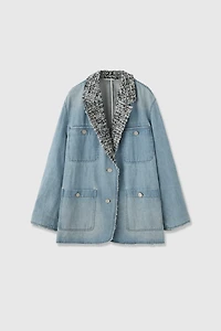 French LESAGE Tweed & Cotton Hybrid Jacket