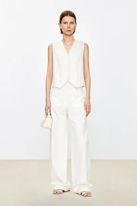 French Linen and Supima Cotton Trousers