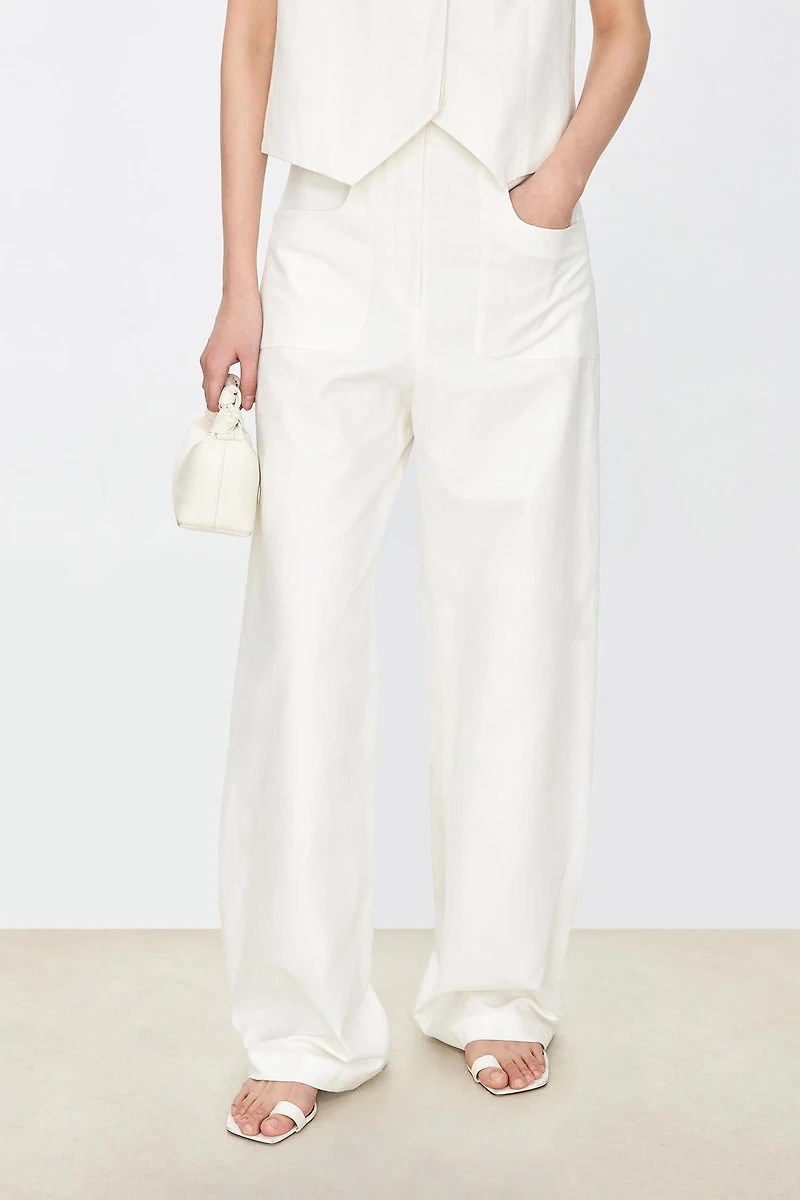 French Linen and Supima Cotton Trousers