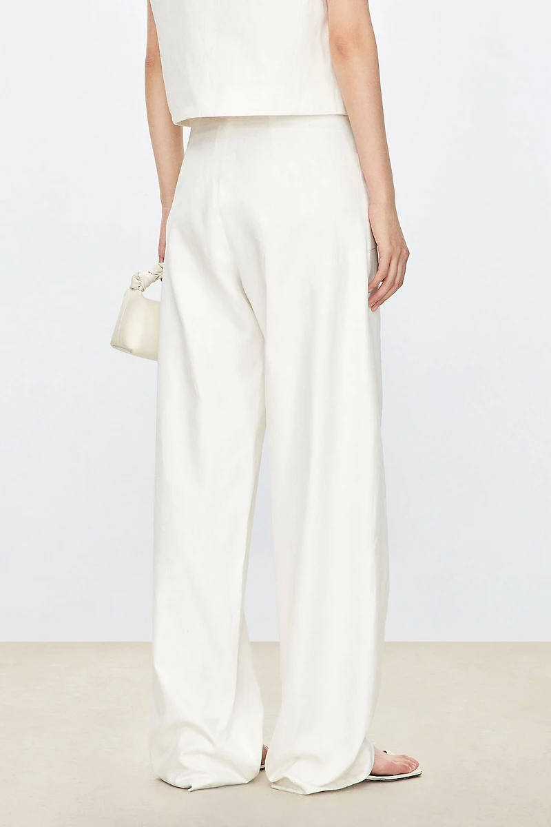 French Linen and Supima Cotton Trousers