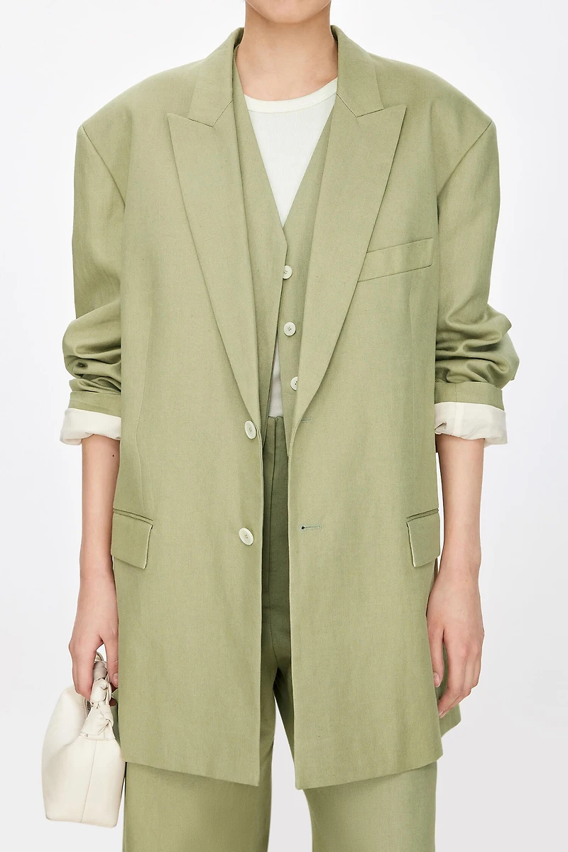 French Linen Supima Cotton Silhouette Suit