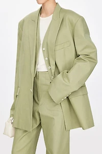 French Linen Supima Cotton Silhouette Suit