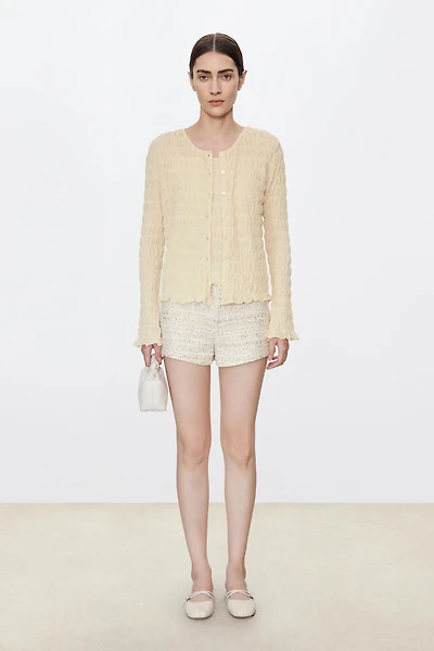 French ACT3 Tweed Mini Skirt