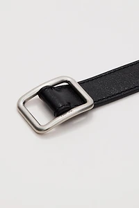 Hand-Antiqued Cowhide Leather Belt
