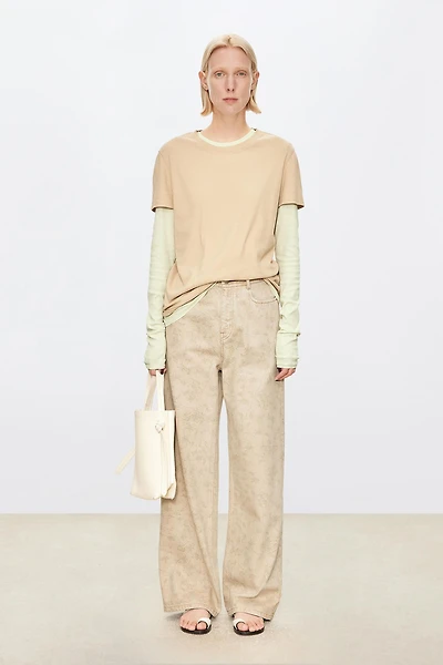 Hand-Drawn Straight Denim
