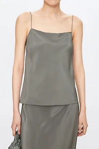 Heavy Crinkled Silk Camisole