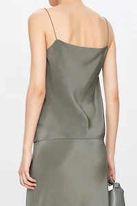Heavy Crinkled Silk Camisole