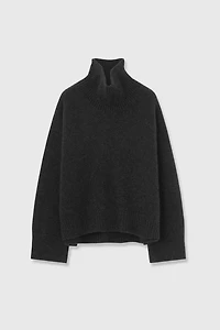 Heavyweight 100% LP Cashmere Turtleneck Sweater