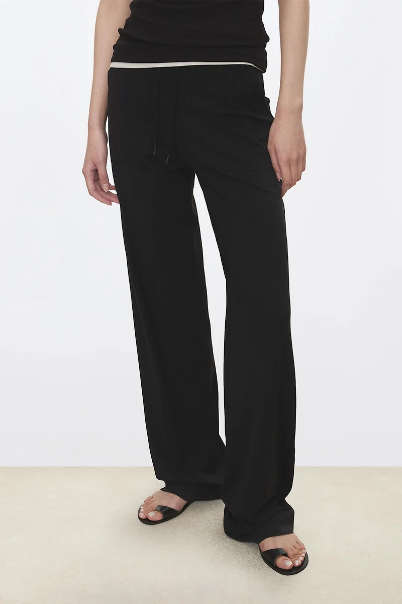 High‑stretch Wide‑leg Yoga Pants