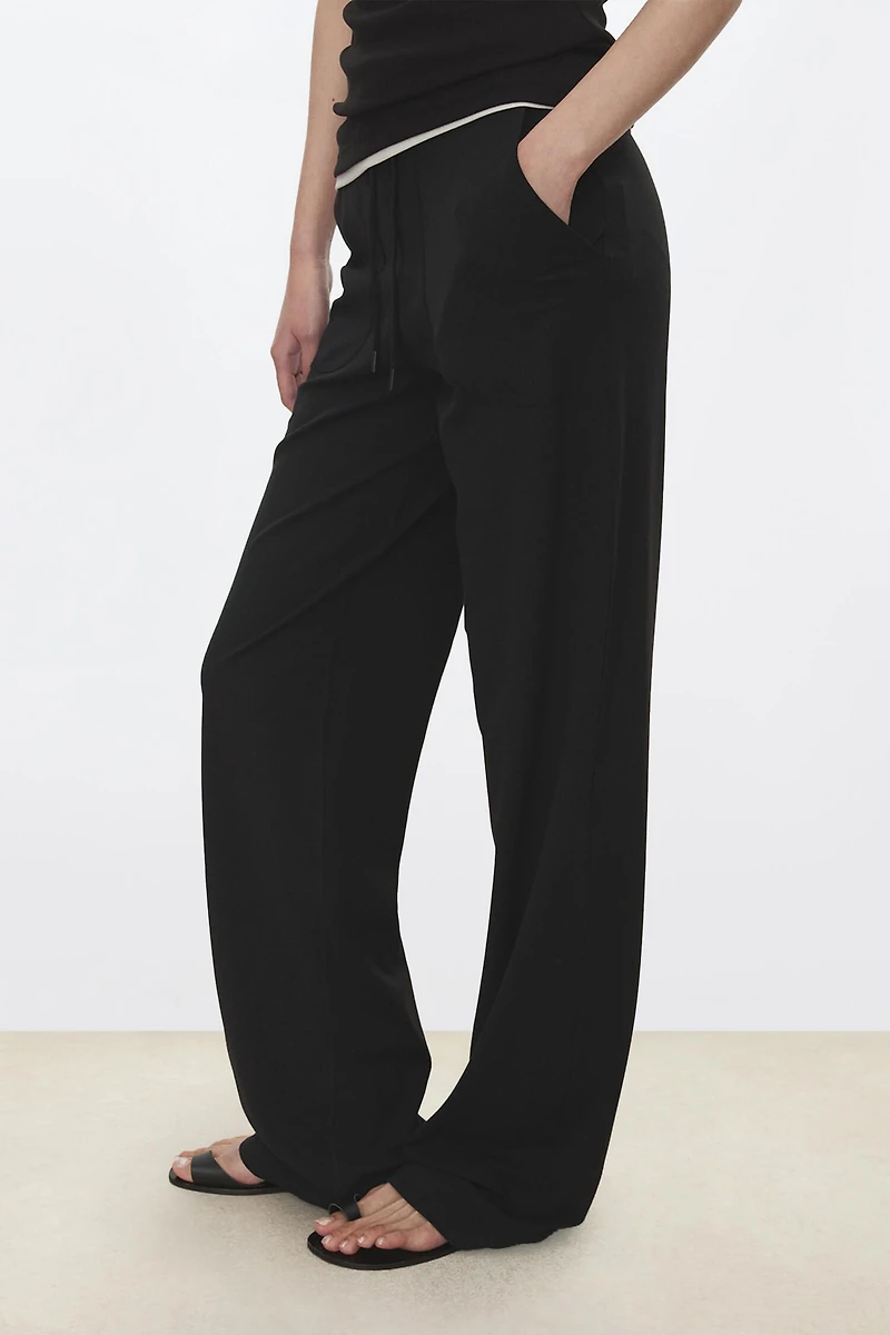 High‑stretch Wide‑leg Yoga Pants