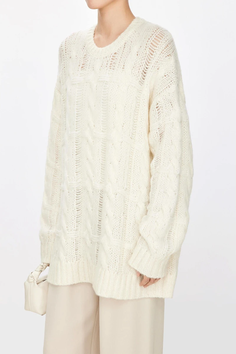 Italian Alpaca Wool Chunky Knit Sweater