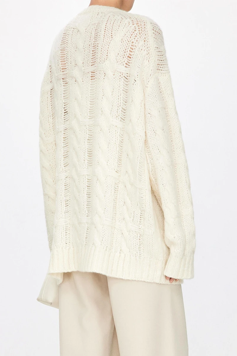 Italian Alpaca Wool Chunky Knit Sweater