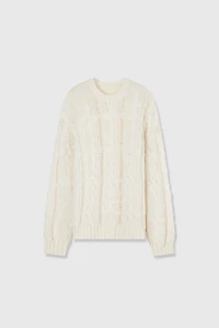 Italian Alpaca Wool Chunky Knit Sweater