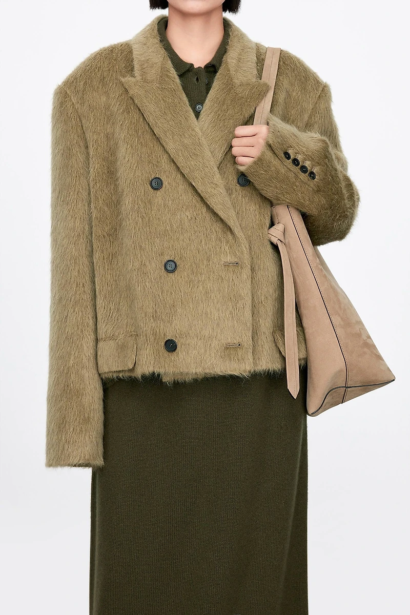 Italian ALPACA Wool Short Suit Coat