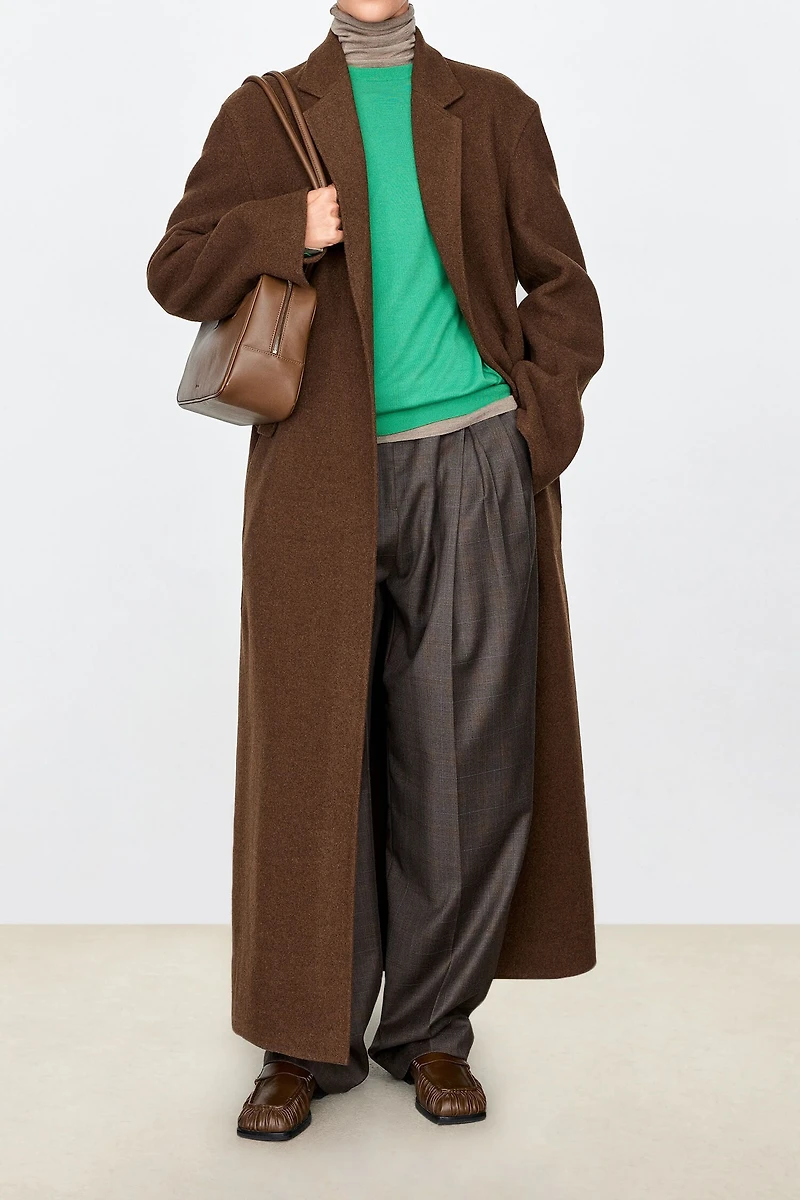Italian Cashmere Handcrafted Long Coat