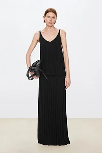 Italian Cool Feel Cashmere Wool Extra Long Skirt