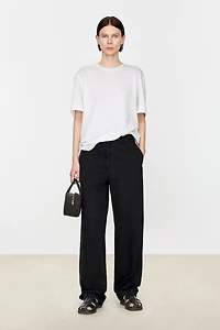 Italian Cotton Denim Tapered Jeans