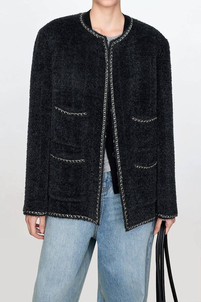 Italian Couture Alpaca & Wool Jacket