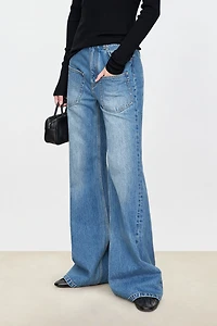 Italian Denim Flare Jeans