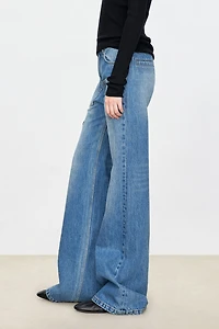 Italian Denim Flare Jeans