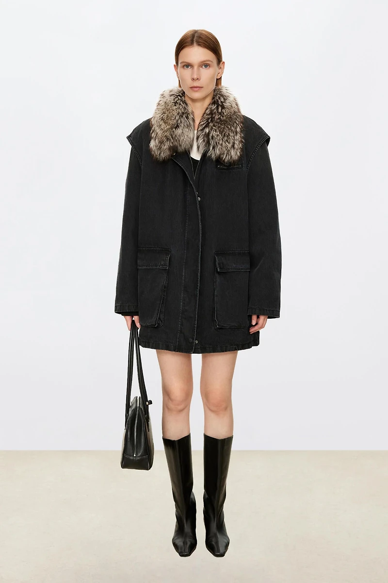 Italian Detachable Denim Jacket