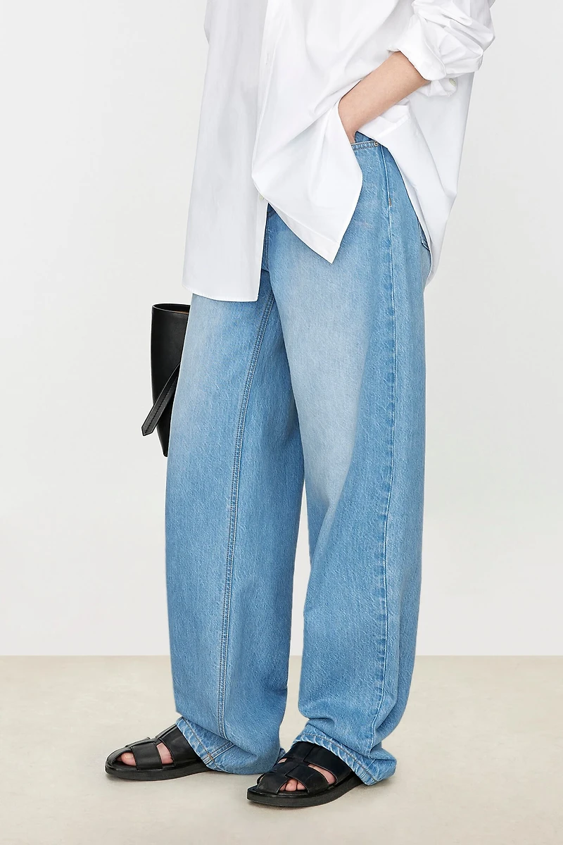 Italian Imported 100% Cotton Straight Leg Jeans