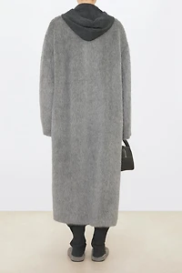 Italian Long-haired ALPACA Wool Coat