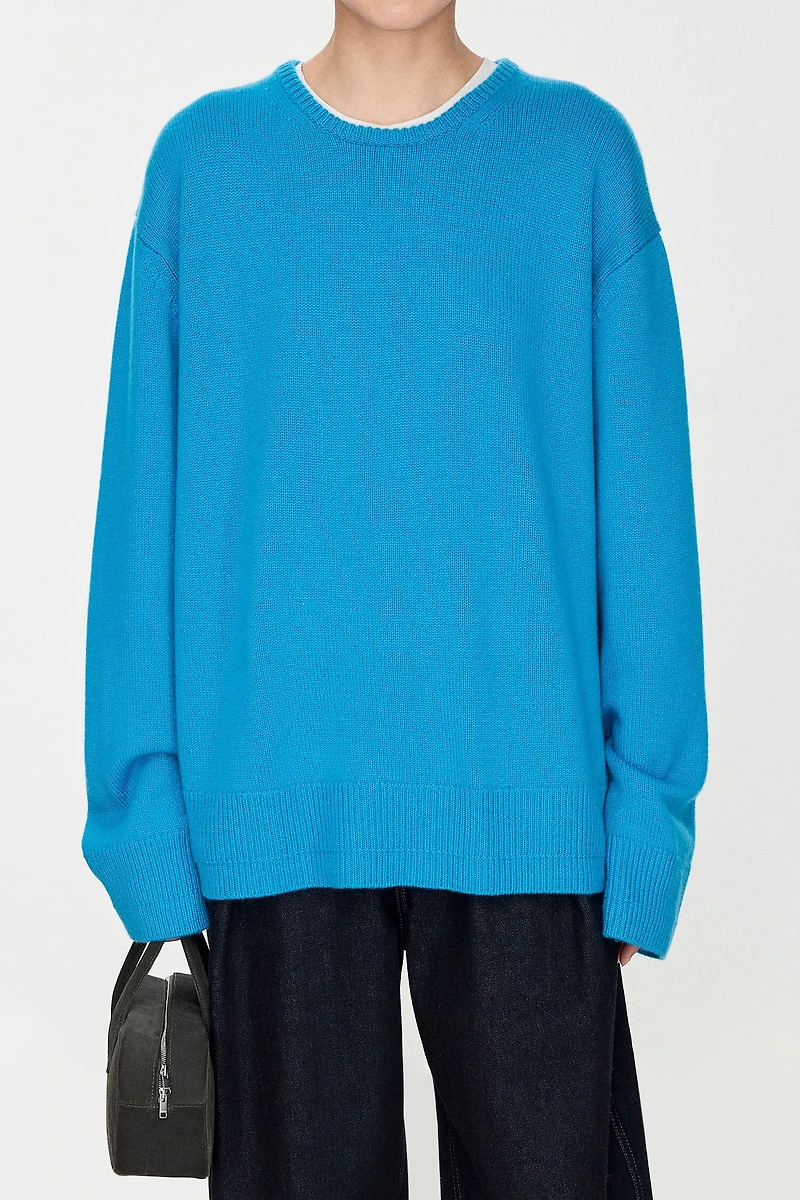 Italian Pure Cashmere Crew-neck Sweater