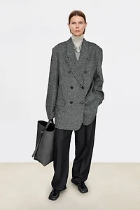 Italian Pure Wool Homespun Hand-Stitched Overcoat