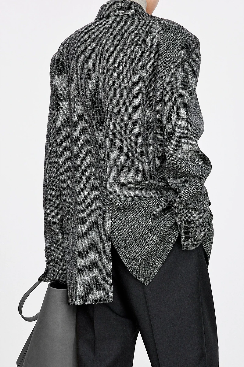 Italian Pure Wool Homespun Hand-Stitched Overcoat