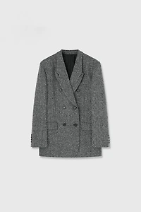 Italian Pure Wool Homespun Hand-Stitched Overcoat