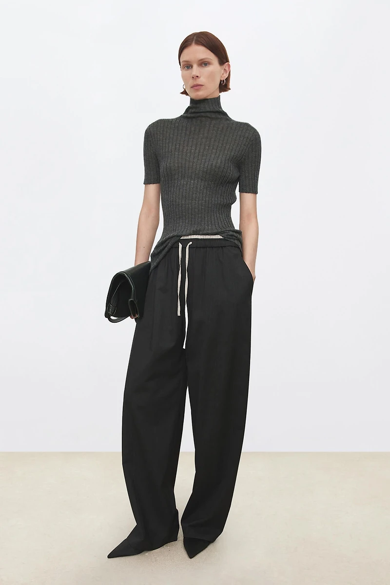 Italian Wool Relaxed Trousers