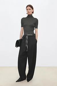 Italian Wool Relaxed Trousers
