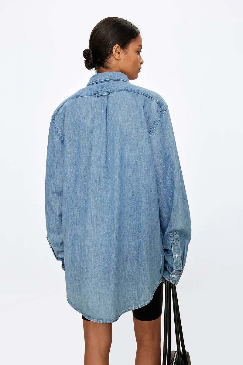 Italian Soft Denim Classic Shirt