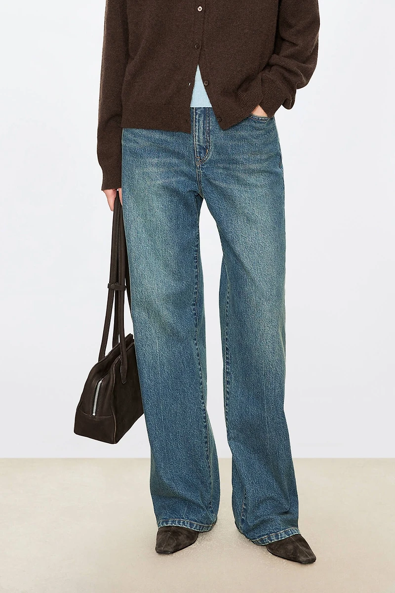 Italian Stretch Cotton Straight Denim