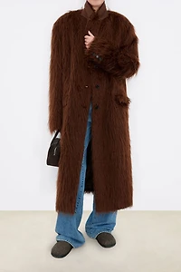 Italian SURI Alpaca Wool Long Coat