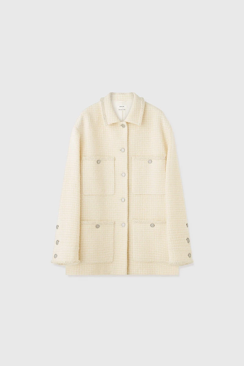 French Woven Tweed Jacket