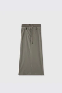 Italian VBC Fine Wool and Silk Blend Skirt