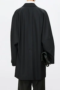 Italian VBC Pure Wool Batwing Sleeve Blazer