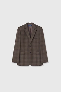 Italian VBC Twisted Two-Tone Wool Blazers