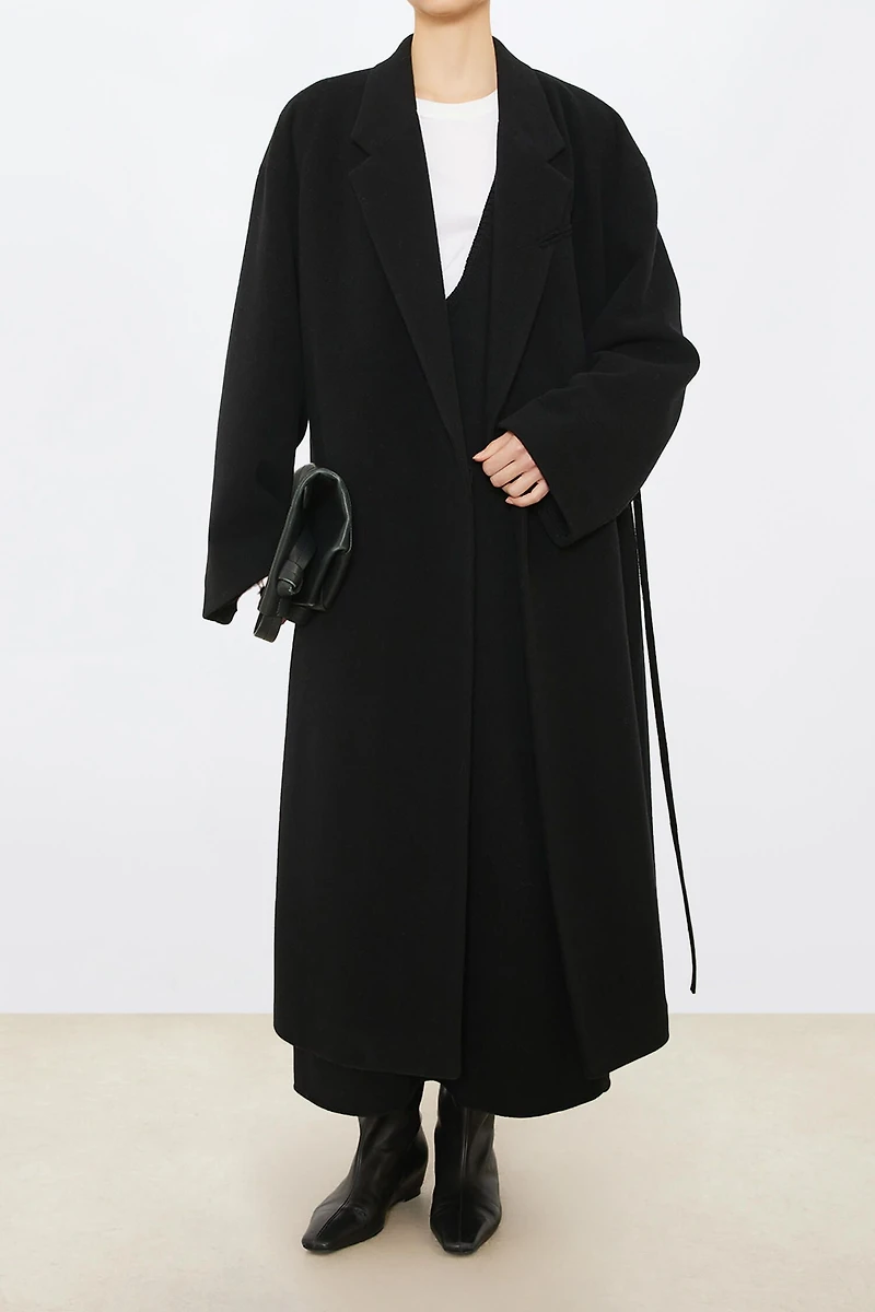 Italian Velvet-pile Cashmere Wool woolen Coat
