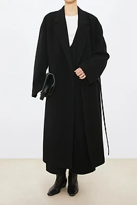 Italian Velvet-pile Cashmere Wool woolen Coat