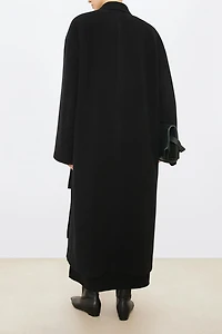 Italian Velvet-pile Cashmere Wool woolen Coat