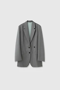Italian Wool Colorblock Blazer