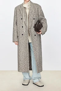 Italian Wool Colorful Yarn Suit Coat