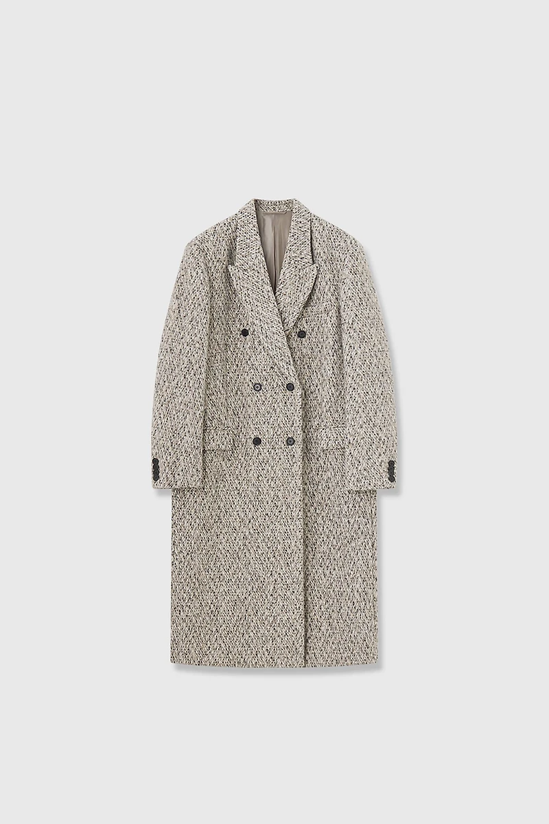 Italian Wool Colorful Yarn Suit Coat